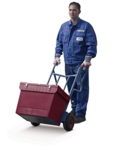 UN-zertifizierter Behälter mit Stülpdeckel, Inhalt 27 l