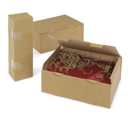 Wellpapp-Faltkarton 1-wellig, 1-wellig, 240 x 170 x 150 mm