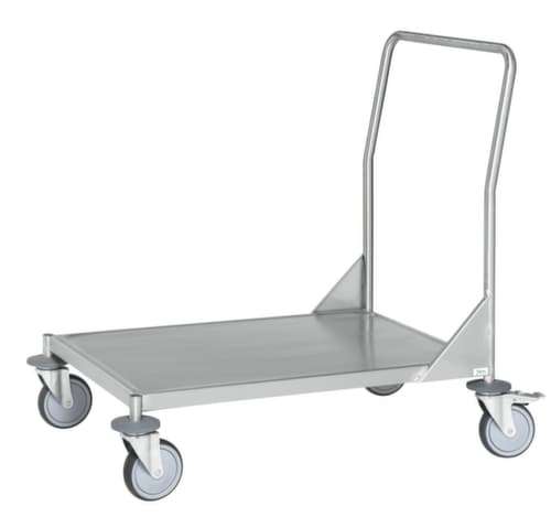 Kongamek Edelstahl-Schiebebügelwagen