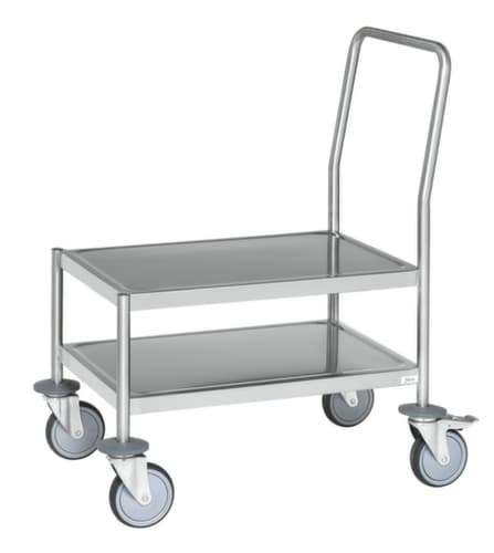Kongamek Edelstahl-Schiebebügelwagen