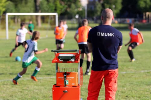MUNK Sicherheitskarre SafeCaddy® "Erste Hilfe", Traglast 51,2 kg, Polyurethan-Bereifung