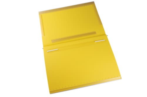 BOI Pflegemappe Stan 1 mit Langaußenheftung, gelb