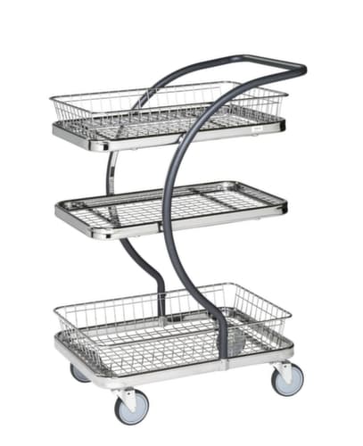 Kongamek Etagenwagen, Traglast 120 kg, 3 Etagen