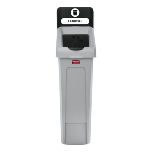 Rubbermaid Deckel Slim Jim® für Recycling-Station, schwarz