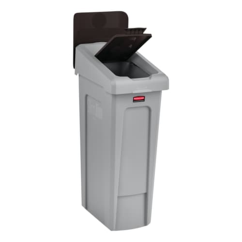 Rubbermaid Deckel Slim Jim® für Recycling-Station, braun
