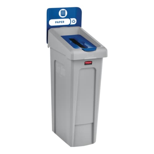 Rubbermaid Deckel Slim Jim® für Recycling-Station, blau
