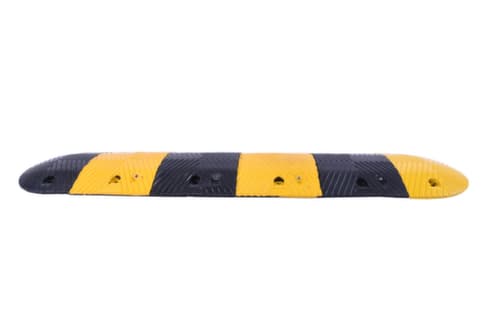 UDOBÄR Fahrbahnschwelle, Breite 250 mm, gelb/schwarz