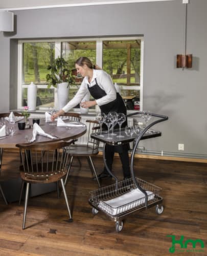 Kongamek Etagenwagen C-Line, Traglast 120 kg, 2 Etagen