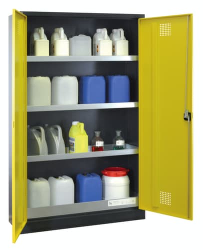 Lacont Chemikalienschrank storeLAB CS Eco 1200 P, Höhe x Breite x Tiefe 1950 x 1200 x 400 mm