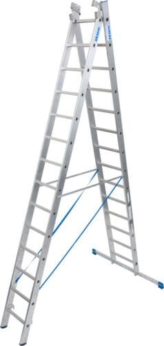 Krause Mehrzweckleiter, 3 x 14 profilierte Sprossen