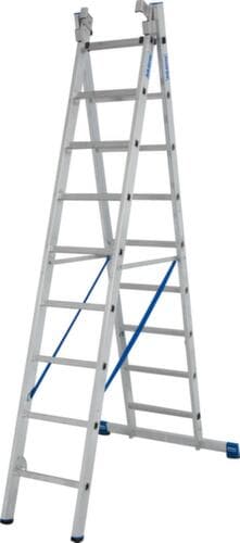 Krause Mehrzweckleiter, 3 x 9 profilierte Sprossen