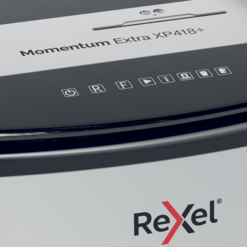 Hochleistungs-Aktenvernichter Momentum Extra XP418+, Partikel 4x35 mm