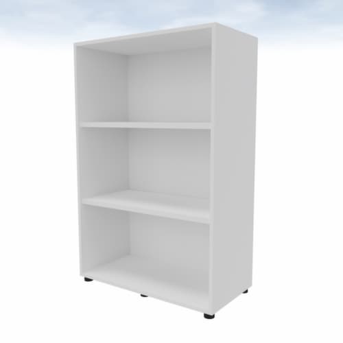 Quadrifoglio Büroregal T45, Breite 860 mm, 3 OH, weiß