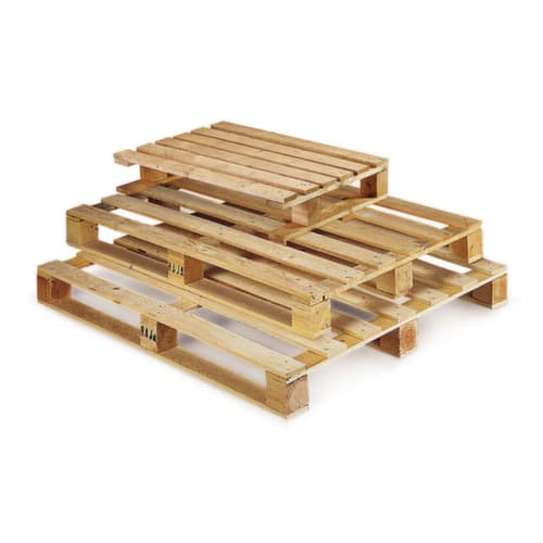 Einwegpaletten leicht aus Holz 800 x 600 x 140 mm