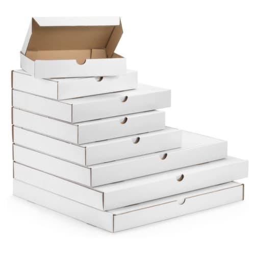 Versandkarton Flach-Pack weiß RAJA