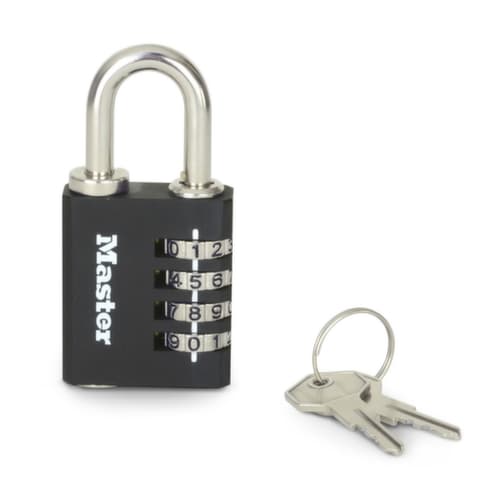 Zahlenschloss mit Notschlüssel MASTER LOCK