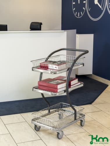 Kongamek Etagenwagen, Traglast 120 kg, 3 Etagen