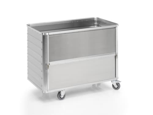 Gmöhling Alu-Kastenwagen mit Eingriffsöffnung, Inhalt 650 l