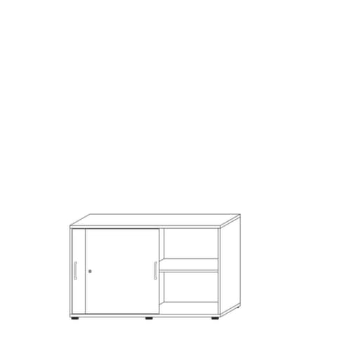 Büro-Schiebetürenschrank Sina