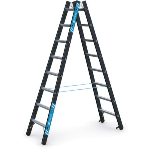 ZARGES Schwerlast-Sprossenstehleiter Z600 bis 250 kg belastbar