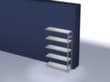 hofe System-Steckregal in mittelschwerer Bauart, Höhe x Breite x Tiefe 2000 x 1310 x 435 mm, 5 Böden