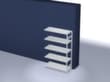 hofe System-Steckregal in mittelschwerer Bauart, Höhe x Breite x Tiefe 2000 x 1310 x 535 mm, 5 Böden