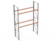 META Palettenregal MULTIPAL für 9 Paletten, 2870 mm breit, 3 Lagerebenen