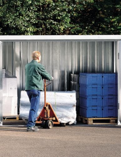 Säbu Verzinkter Materialcontainer FLADAFI® mit 2 Modulen
