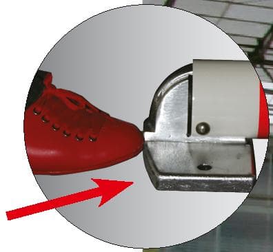 Automatik-Pfosten, Höhe 900 mm, zum Aufdübeln