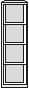 Bisley Hängeregistraturschrank Light, 3 Auszüge, oxfordblau/oxfordblau