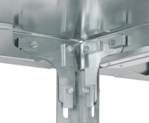 hofe Schraubregal, 7 Böden, RAL7035 Lichtgrau