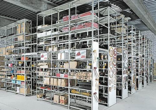 META Schraubregal FIX Anbaufeld, 5 Böden, RAL7035 Lichtgrau
