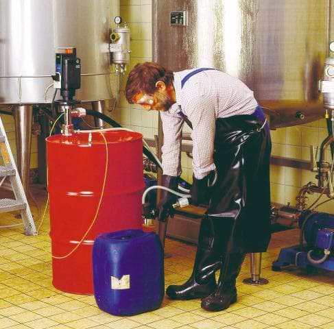 Lutz Elektro-Fasspumpen-Set für Laugen, für dünnflüssige Laugen, 87 l/min