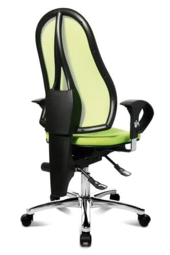 Topstar Bürodrehstuhl Sitness 15 mit Permanentkontakt-Mechanik, Netzrückenlehne, apfelgrün