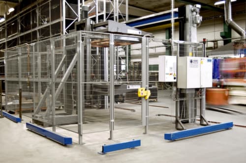 TROAX Flügeltür für Maschinen-Schutzgitter, Höhe x Breite 1400 x 800 mm