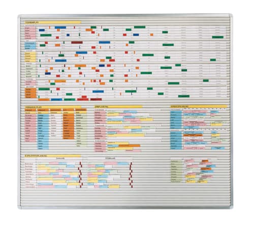 EICHNER Planungstafel mit Schienen, Höhe x Breite 940 x 2000 mm