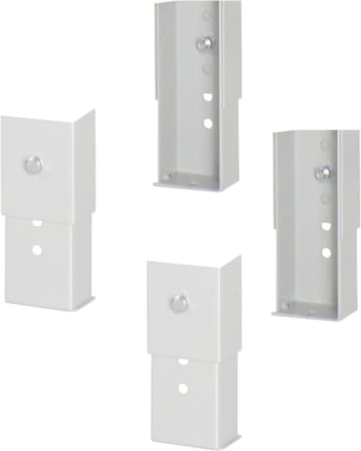 RAU Höhenverstellbare Werkbank Serie 7000, 2 Schubladen, RAL7035 Lichtgrau/RAL5010 Enzianblau