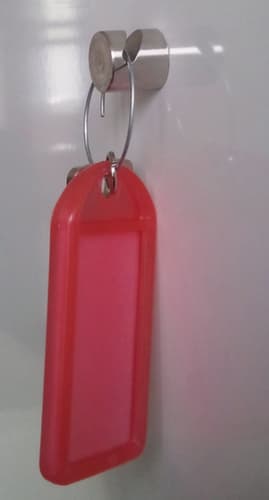 Franken Hakenmagnet, silber, Ø 16 mm