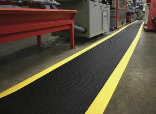 Sicherheits-Bodenbelag Orthomat Diamond Meterware, Breite 900 mm