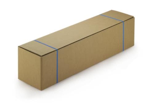 Langer Faltkarton mit Öffnung an Längsseite, 2-wellig, 1200 x 300 x 300 mm