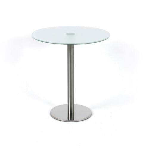 Beistelltisch mit Tellerfußgestell, Ø 495 mm