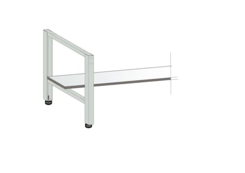 Ablageboden Tiefe 300 mm für Werktisch, Breite x Tiefe 1500 x 300 mm