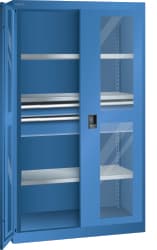 LISTA Schwerlast-Flügeltürenschrank, 2 Schublade(n)