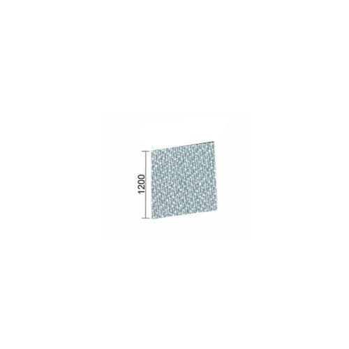 Gera Schallabsorbierende Stellwand Pro ProfiLine, Höhe x Breite 1200 x 1200 mm, Wand grau