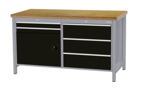 Bedrunka + Hirth Werkbank, 5 Schubladen, 1 Schrank
