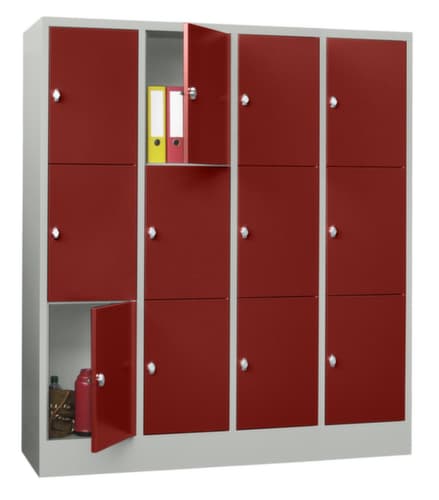 PAVOY Schließfachschrank Basis, 12 Fächer