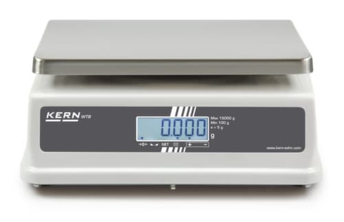 KERN Tischwaage WTB 30K-3N mit Zweitanzeige an der Rückseite, Wägebereich 30 kg