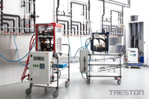 Treston Tischwagen 1000x530 mm, Traglast 150 kg, 2 Etagen