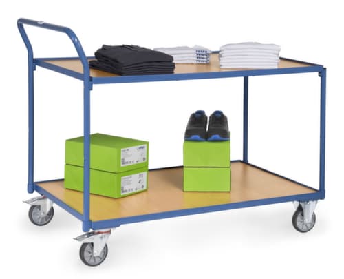 fetra Etagenwagen 1200x800 mm, Traglast 300 kg, 2 Etagen