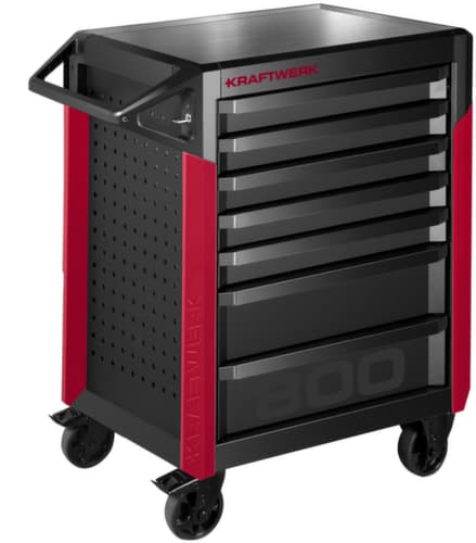 KRAFTWERK® Robuster Werkstattwagen PRO LINE PT800 inkl. 143-teiligem Werkzeugsatz, 7 Schublade(n)